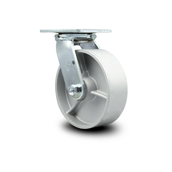 6 Inch Semi Steel Wheel Swivel Caster with Ball Bearing